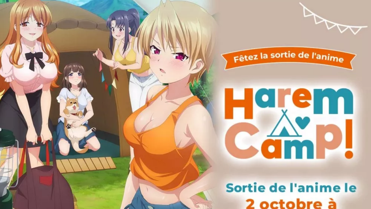 Harem au camping anime